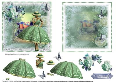 Gorgeous Vintage Style Topper with Insert
