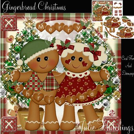 The Christmas Gingerbreads Card Front