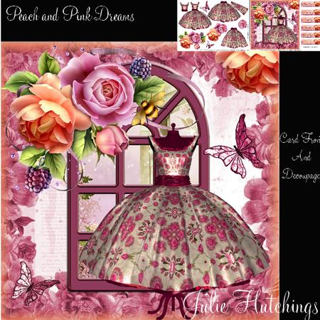Vintage Style Peach and Pink Dreams Kit