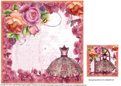 Insert to Compliment Pink and Peach Dreams