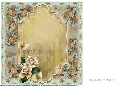 Insert to Compliment Antique Rose