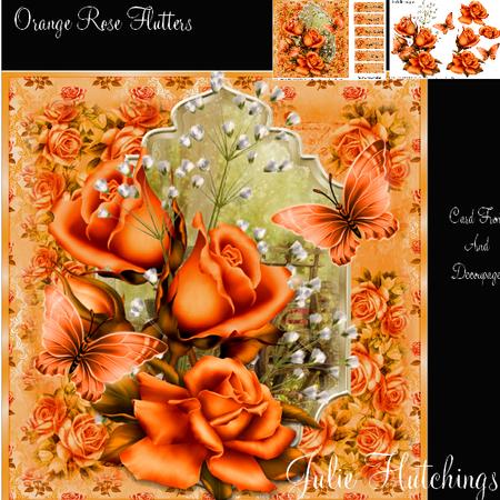 The Orange Rose Flutters