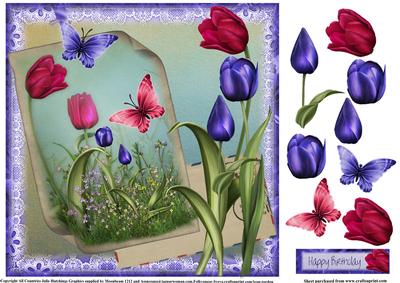 The Letter Beautiful Tulips