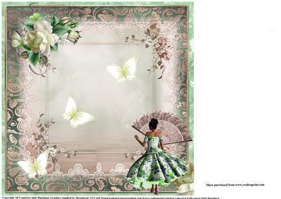 Insert to Compliment Beauty in Lime Dress