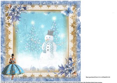 Insert to Rose Blue Christmas