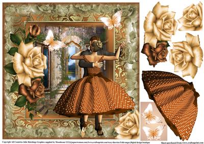 Vintage Style Topper the Waltz