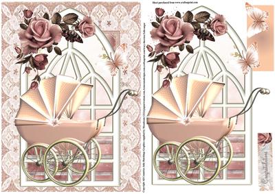 Gorgeous Vintage Style Pram by the Window