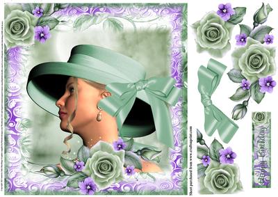 The Green Bow Hat