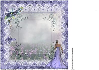 Insert to Compliment Lilac Beauty and Roses