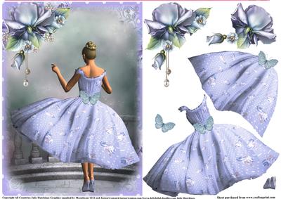 Blue Cotton Dress Topper