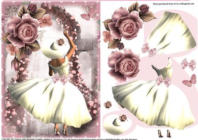 The Pink Rose Arch Topper