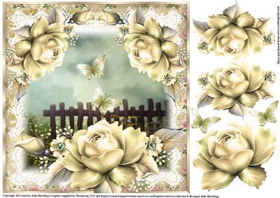 Beautiful Taupe Roses Topper