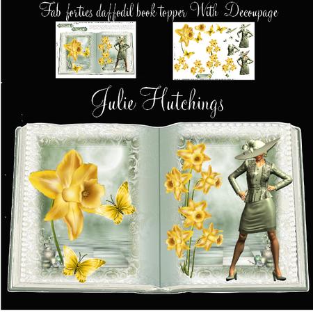 Daffodil Fab Forties Book Style Topper