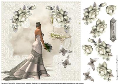 Beautiful Bride Lace and Pearls Wedding Day