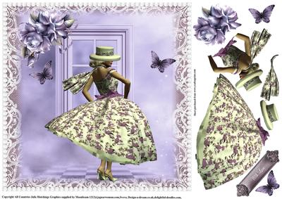 Lace and Lilac Topper