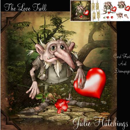 The Love Troll Card Front Kit