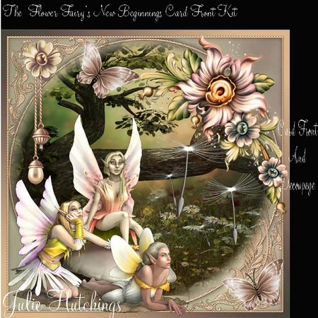 Fairy New Beginnings Card Front Kit