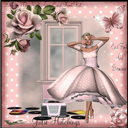 Dancing the Night Away Card Front Kit