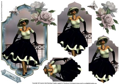 1950's Grace on the Boardwalk Topper with Layers