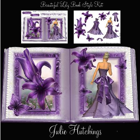 Beautiful Lily Book Card Front