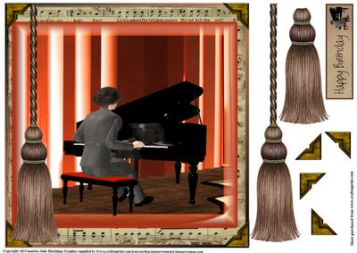 The Piano Man Topper