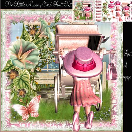 Beautiful Little Mummy Card Front Kit