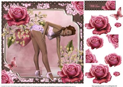 Retro Pinky the Pin Up Girl