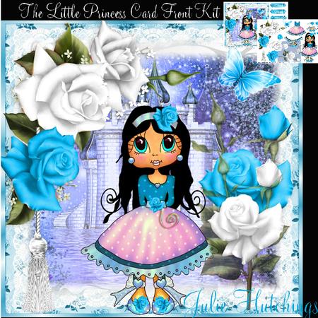 Beautiful the Little Princess Card Front Kit