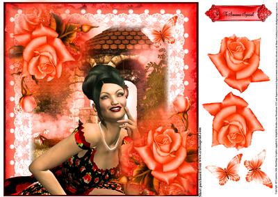 The Vintage Style Spanish Rose