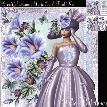 Beautiful Anna Marie Card Front Kit