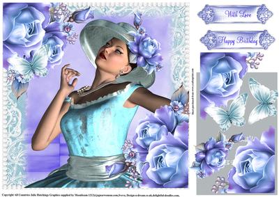 Beautiful Silk Dress and Hat