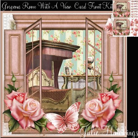 Gorgeous a Room with a View Card Front Kit