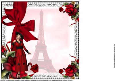 Insert to Compliment Vintage Paris Fashion