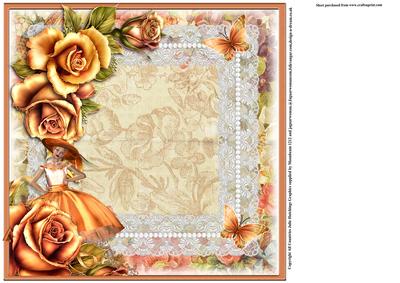 Insert to Compliment the Orange Silk Dress