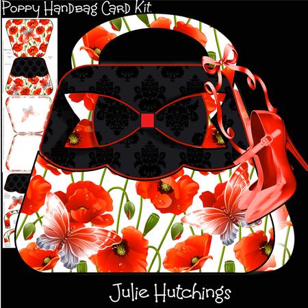 Beautiful Poppy Bag Card Kit