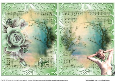 Insert to Compliment Retro Music and Roses