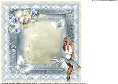 Insert to Compliment the Beautiful White Dress