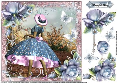 Gorgeous Retro Cherry Blossom Dress