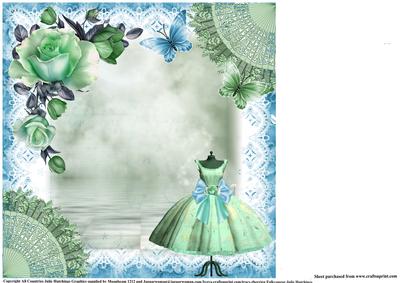 Insert to Compliment the Vintage Green Dress