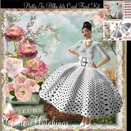 Pretty in Polka Dots Card Front Kit