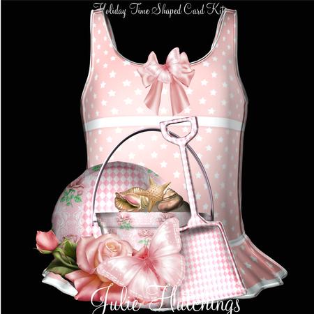 Gorgeous Holiday Time Shaped Card Kit