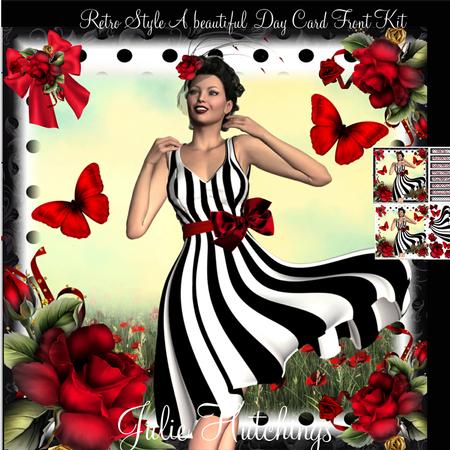A Beautiful Day Card Front Kit