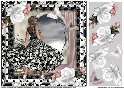 Beautiful White Rose Dress Beauty