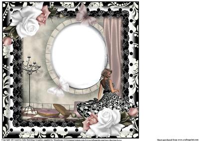 Insert to Compliment White Rose Dress