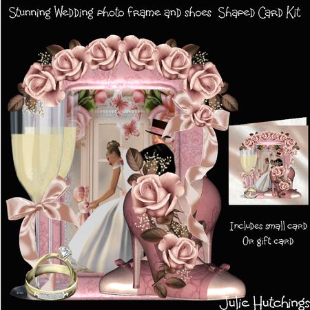 Stunning Wedding Photo Frame and Champagne and Roses Kit
