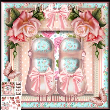 The Little Shoes Card Front Kit