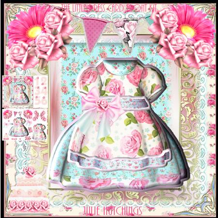 The Little Dress Card Front Kit
