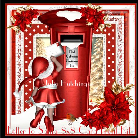 Letter to Santa 8x8 Card Front Kit