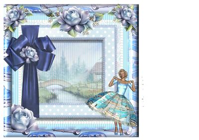 Insert to Compliment Retro Rose Blue