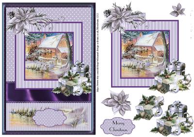 Beautiful A5 the Winter Cottage